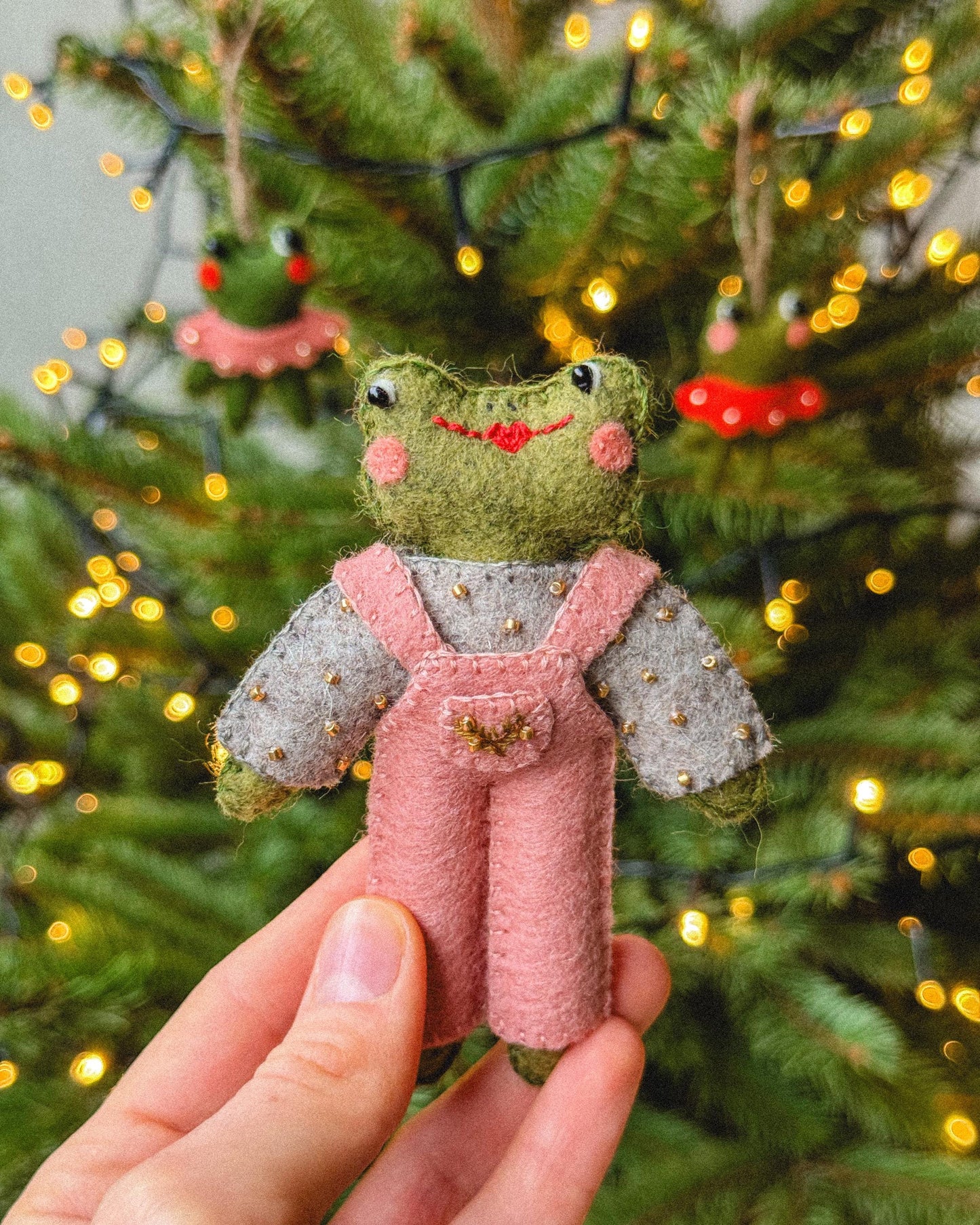 Felicia the Felt Frog Sewing Pattern