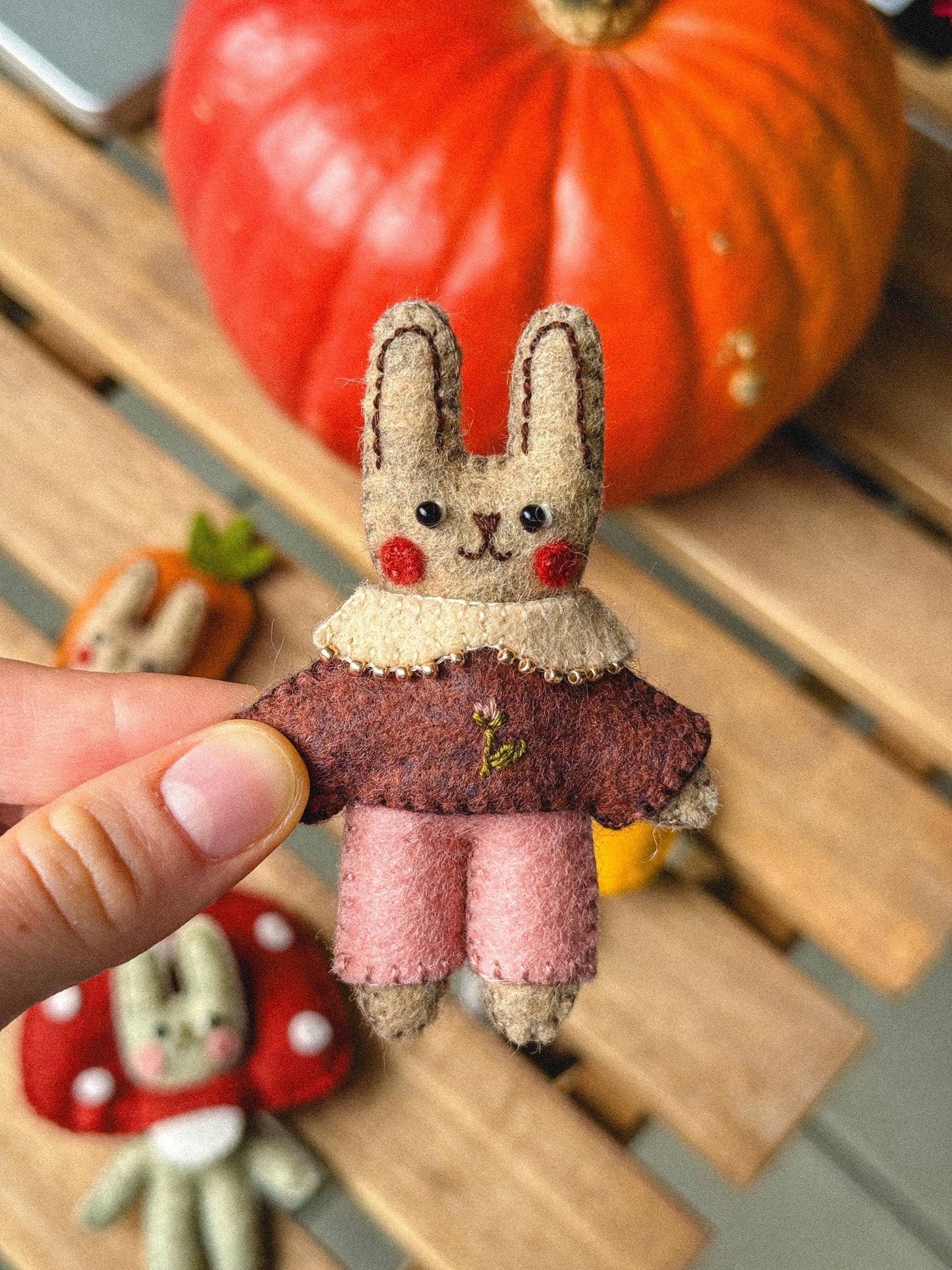 Felix the Felt Bunny Sewing Pattern