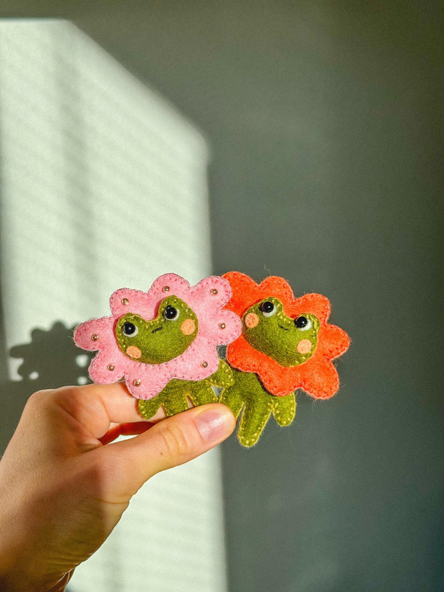 Flora the Felt Frog Sewing Pattern