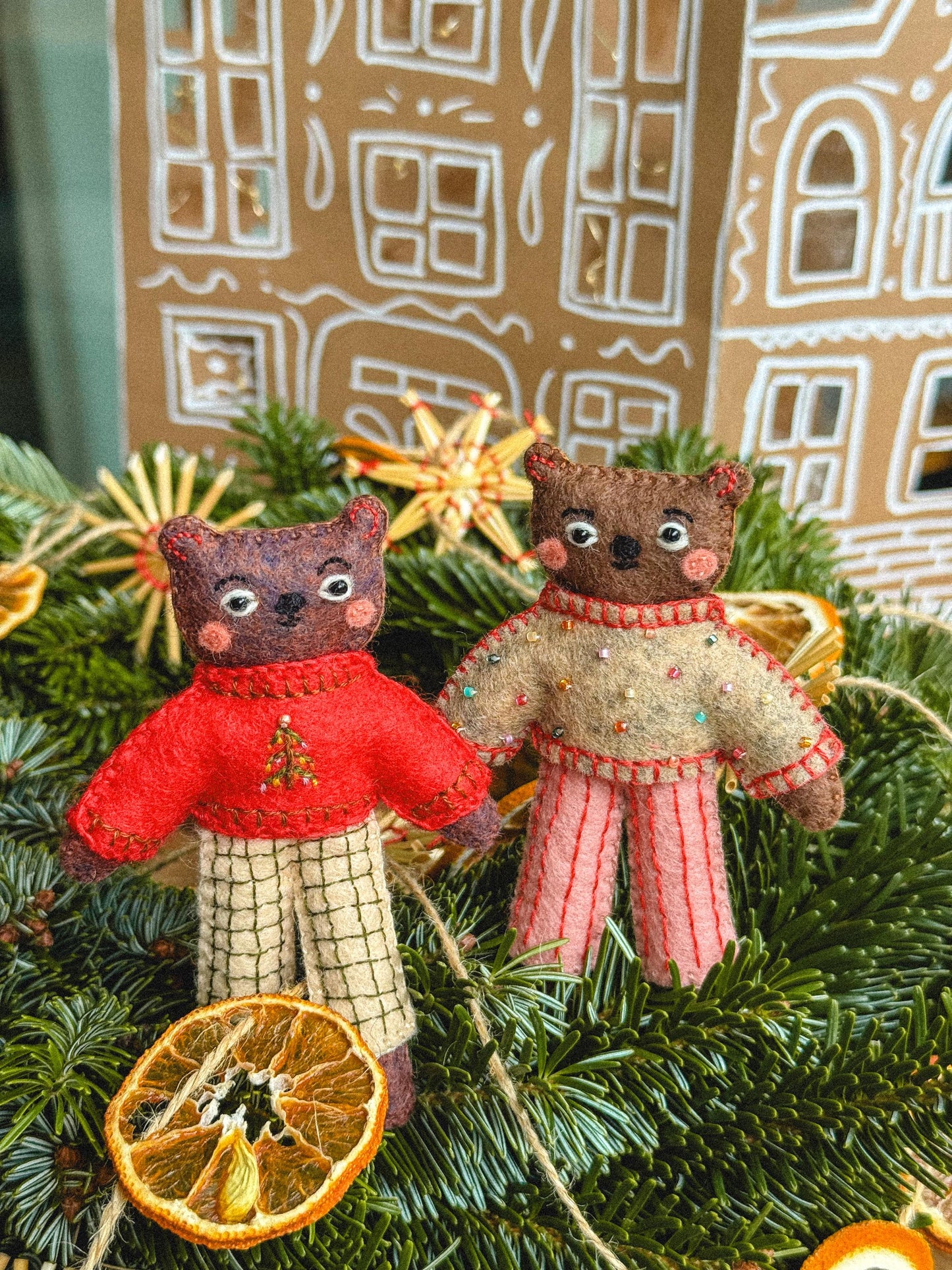 Boris the Felt Bear Sewing Pattern