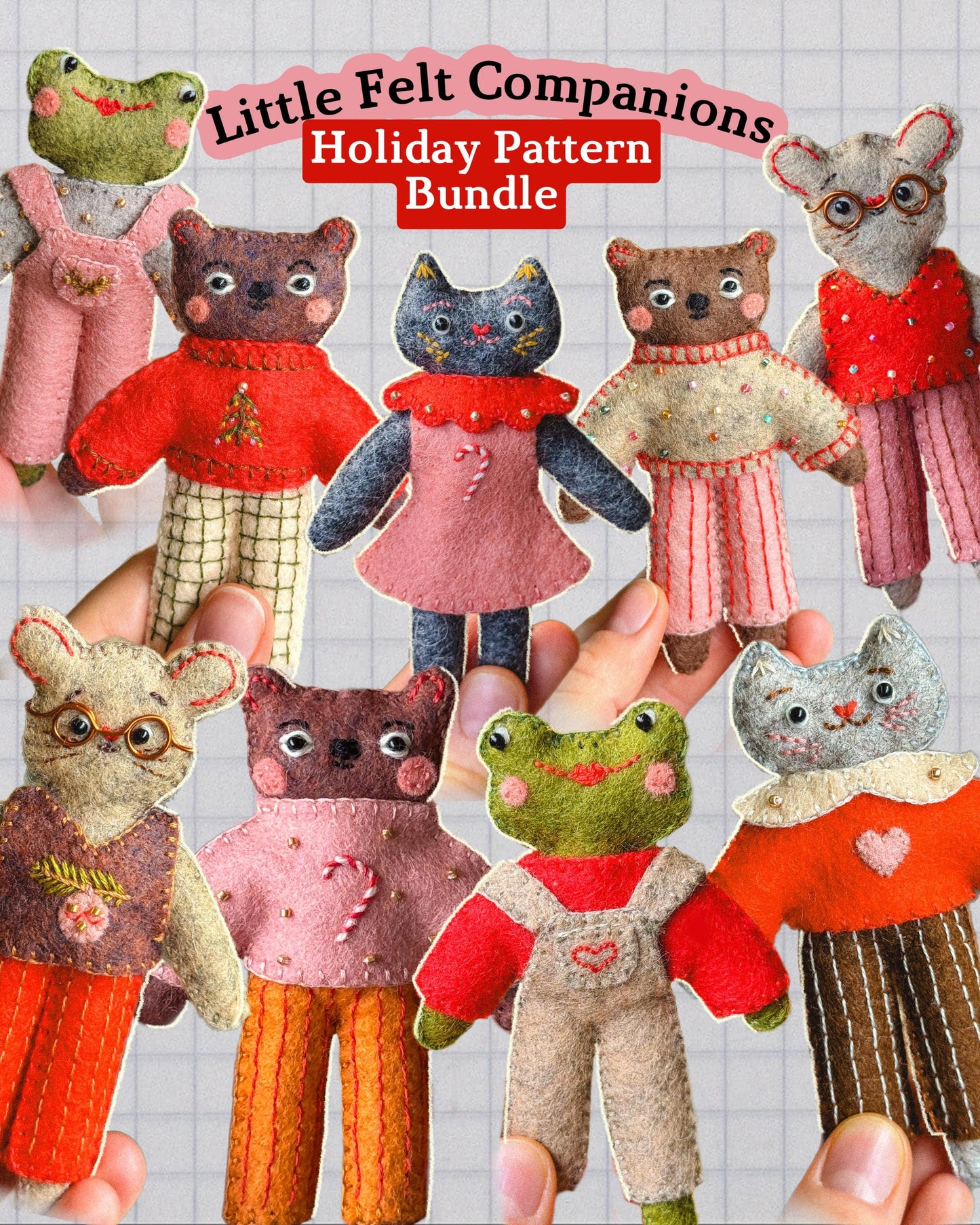 Felt Companions Bundle Sewing Patterns