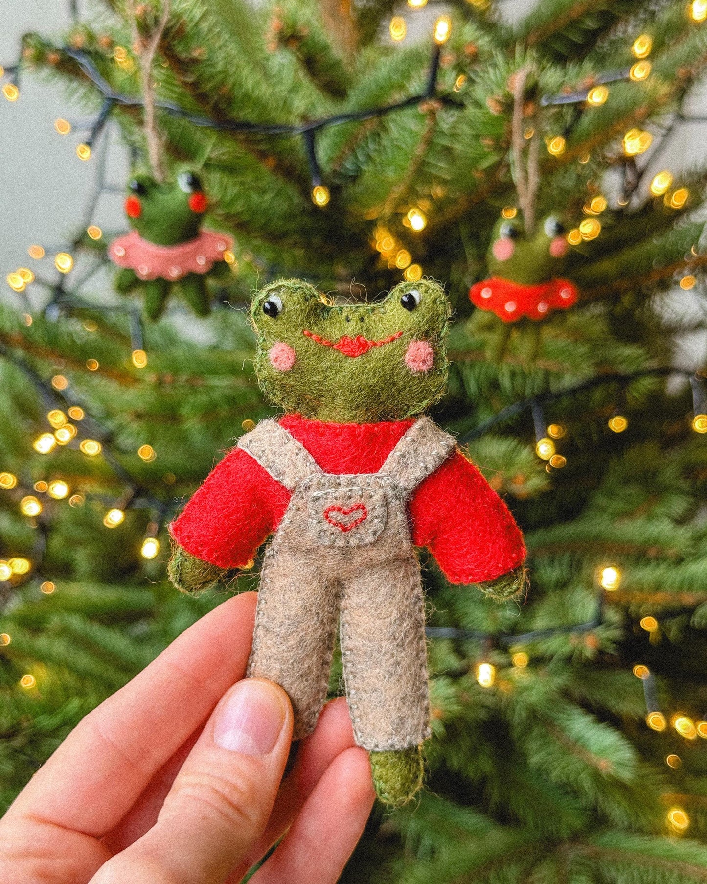Felicia the Felt Frog Sewing Pattern