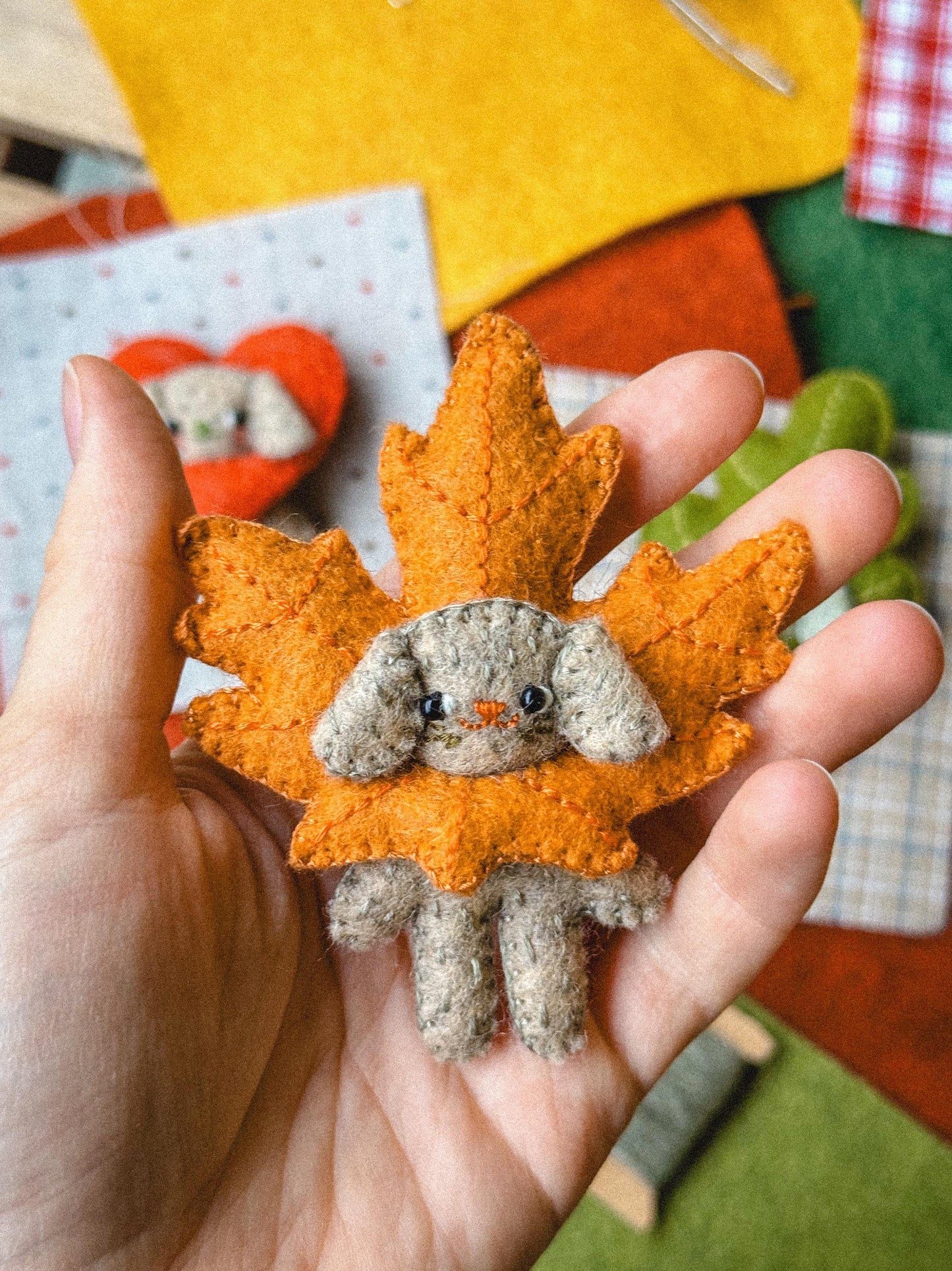 Fiona the Felt Dog Sewing Pattern