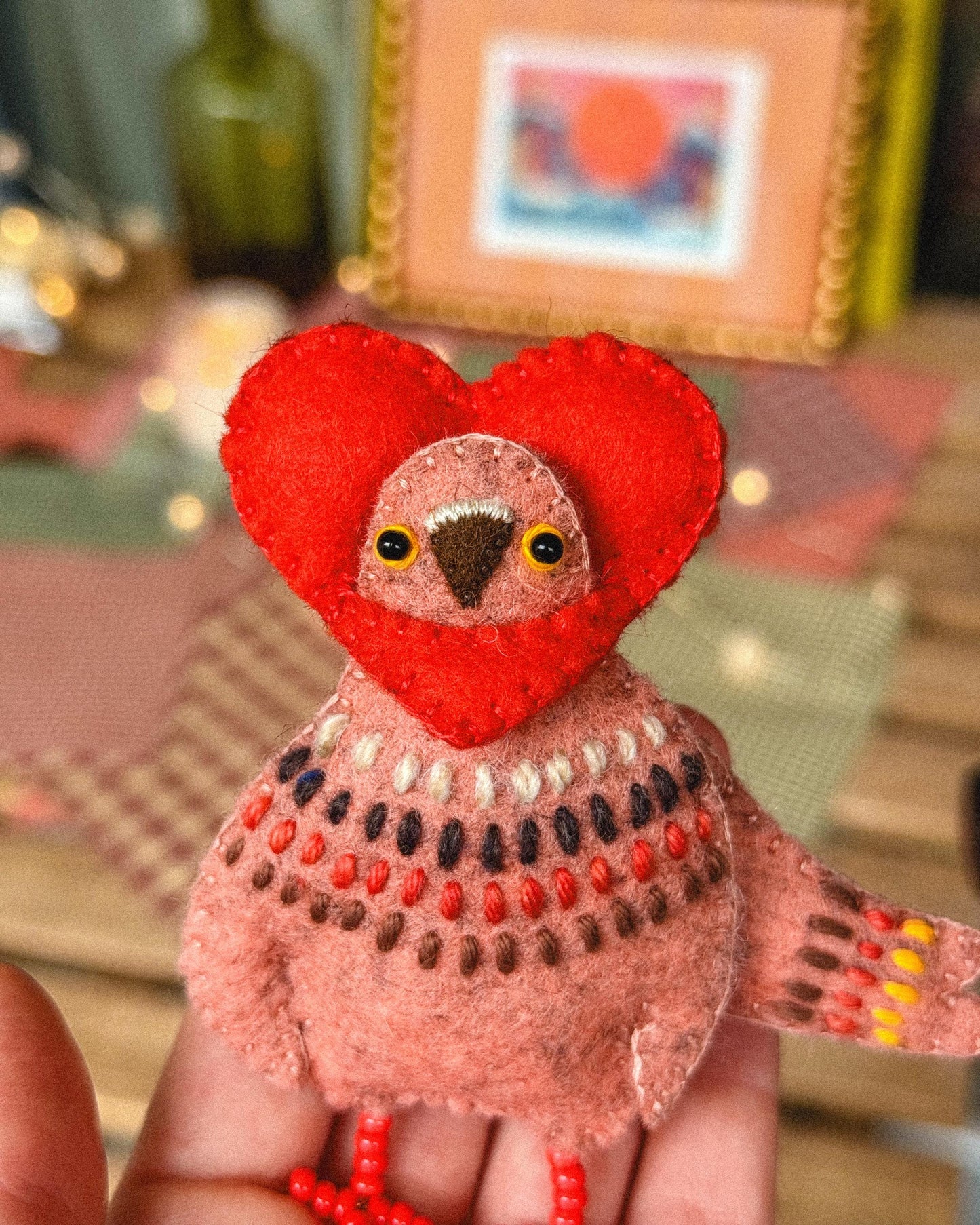 Pedro the Felt Pigeon Sewing Pattern