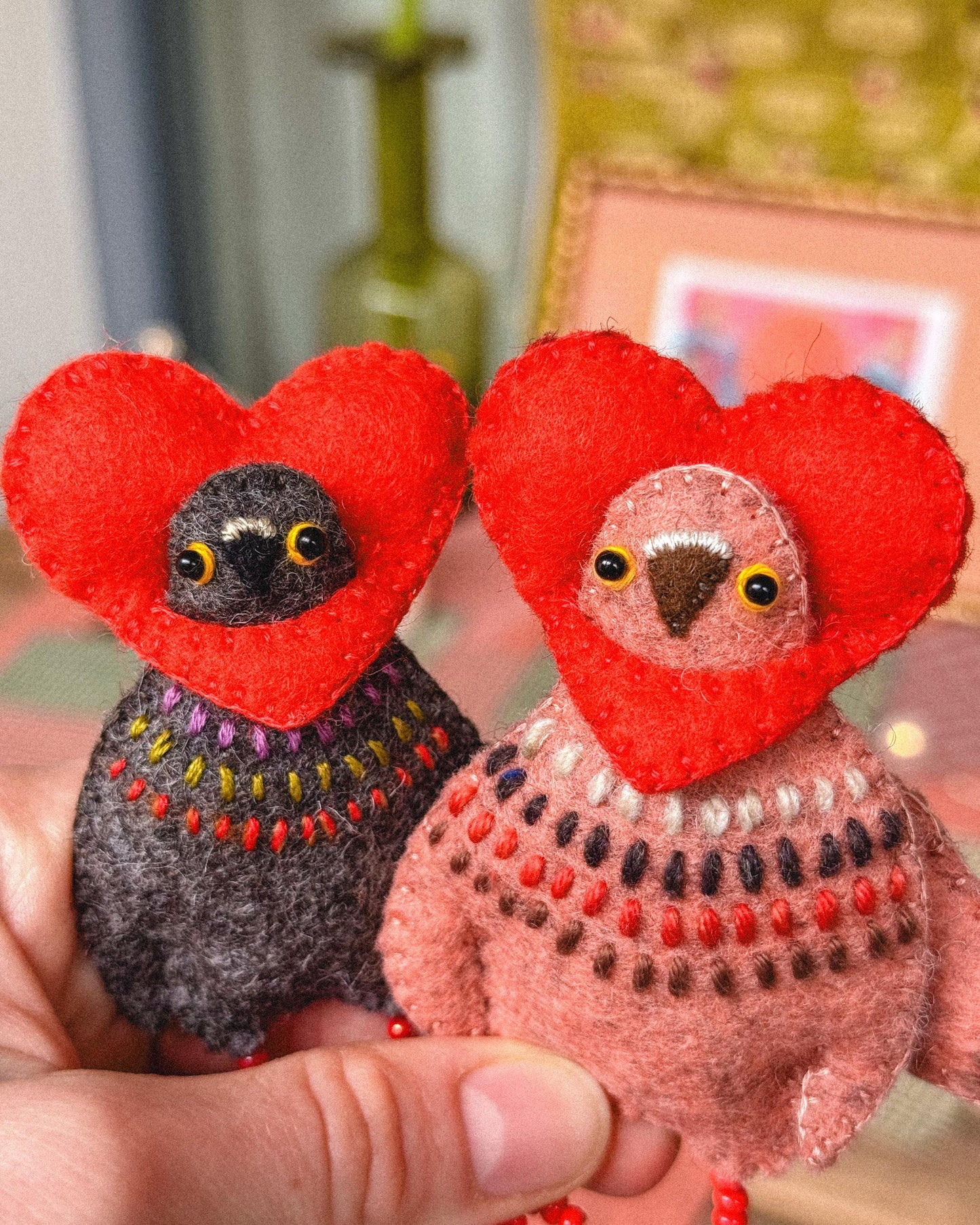 Pedro the Felt Pigeon Sewing Pattern