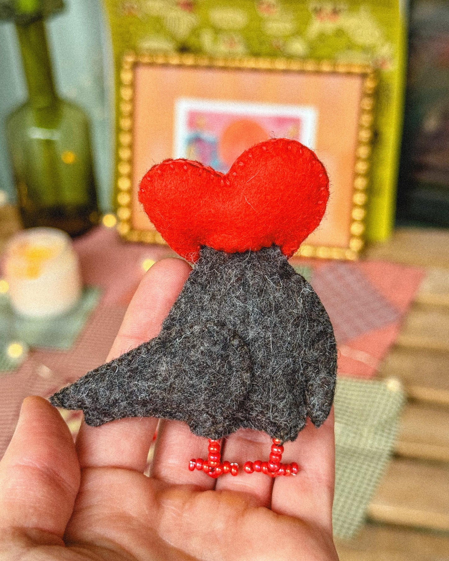 Pedro the Felt Pigeon Sewing Pattern