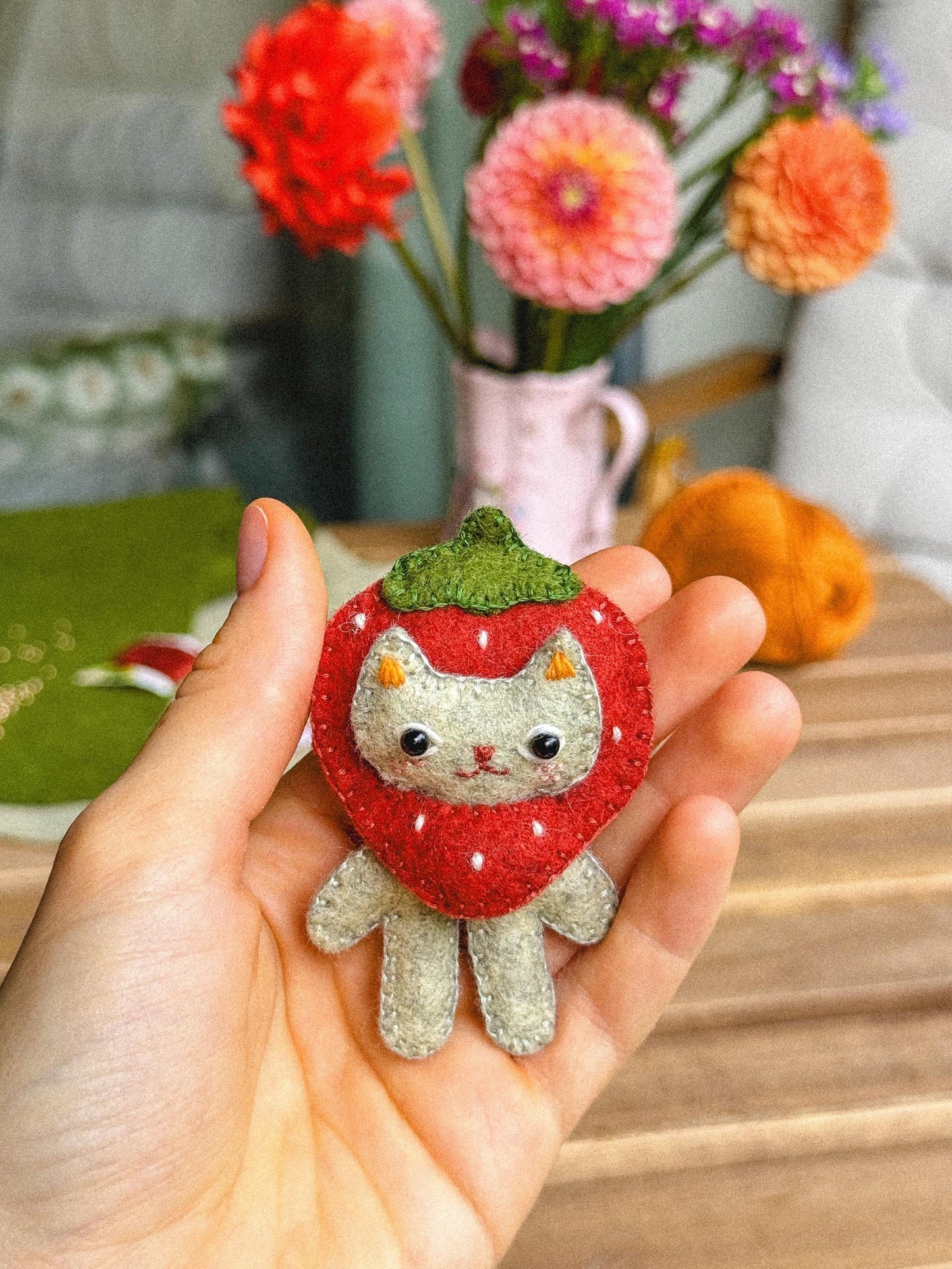 Ferdinand the Felt Cat Sewing Pattern