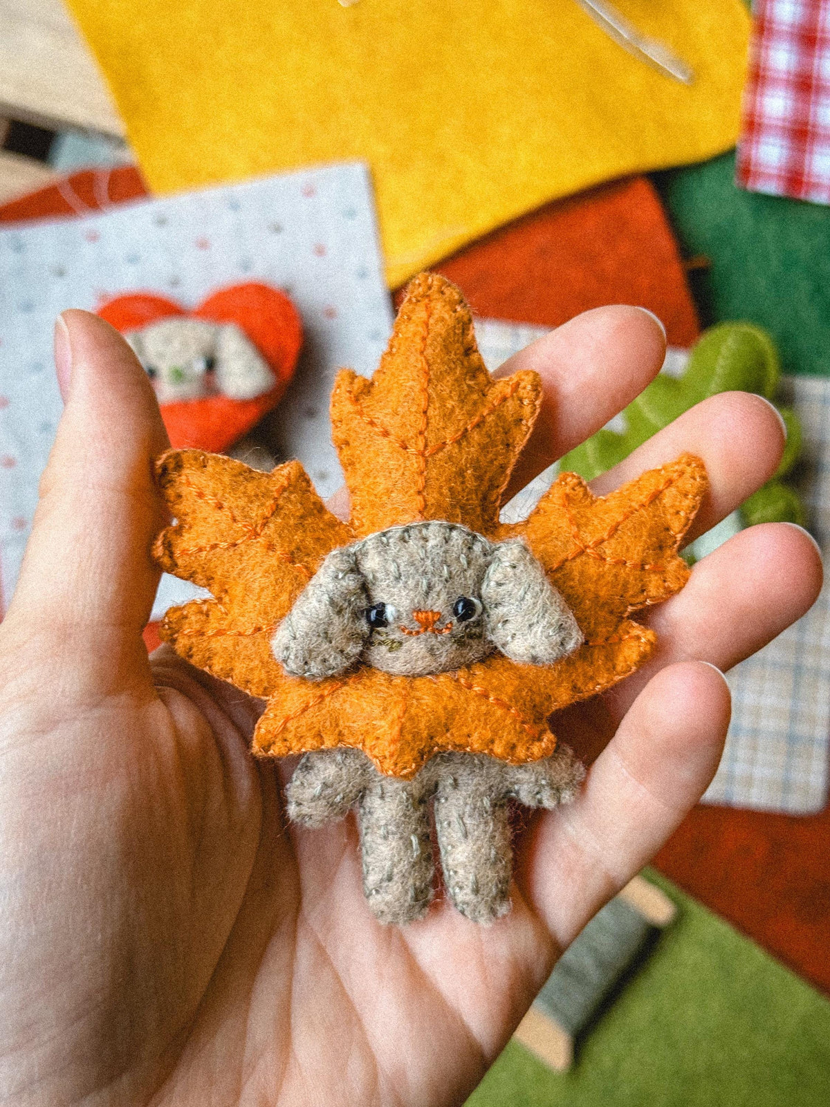 Fiona the Felt Dog Sewing Pattern
