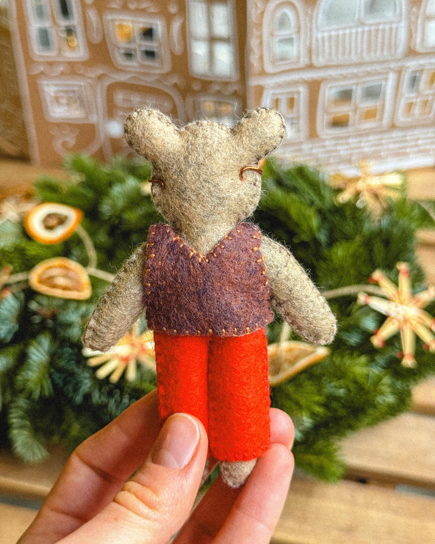 Molly the Felt Mouse Sewing Pattern