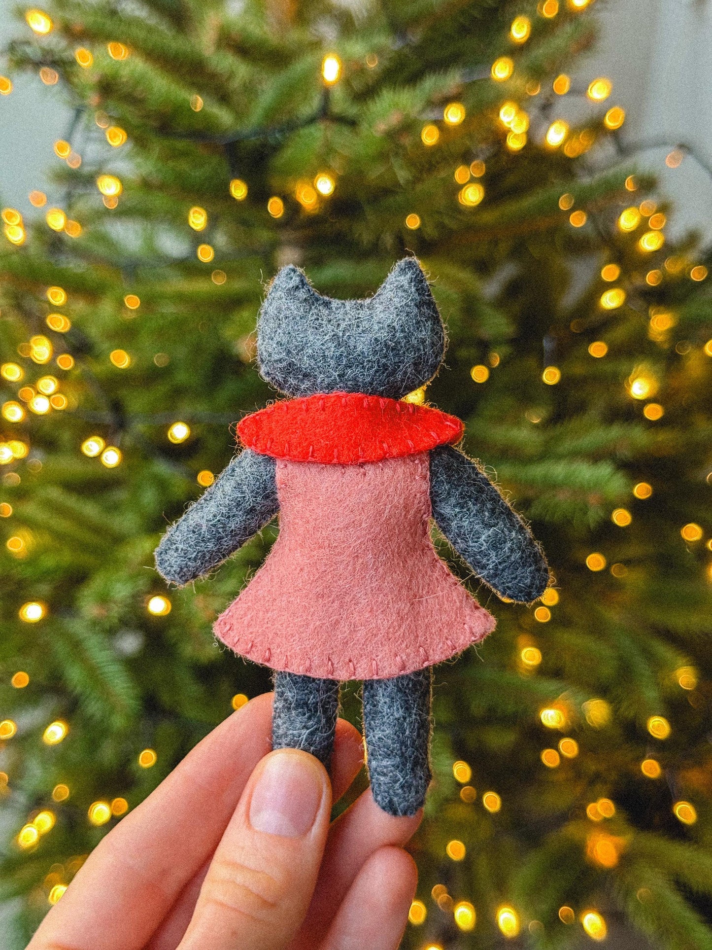Celine the Felt Cat Sewing Pattern