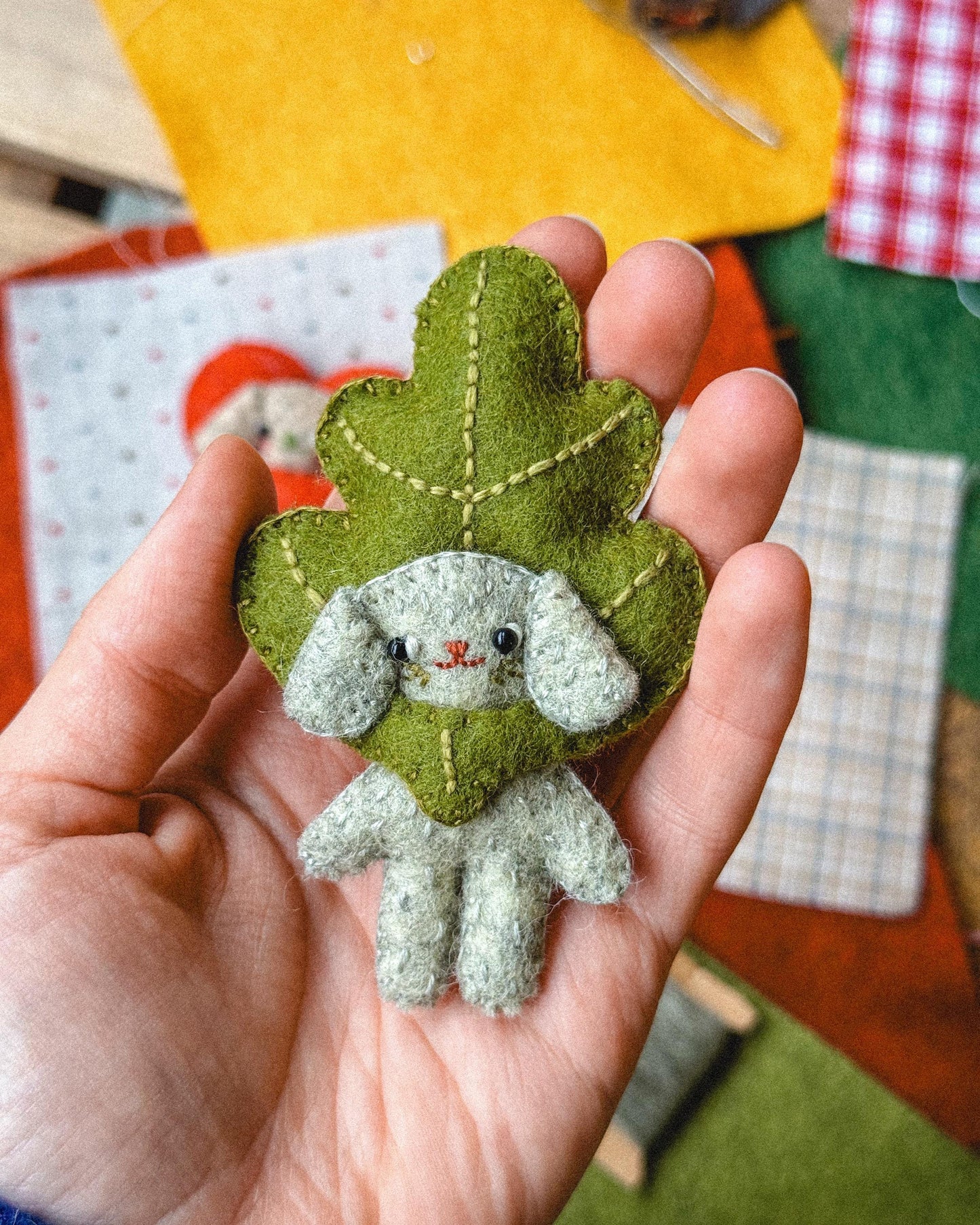 Fiona the Felt Dog Sewing Pattern