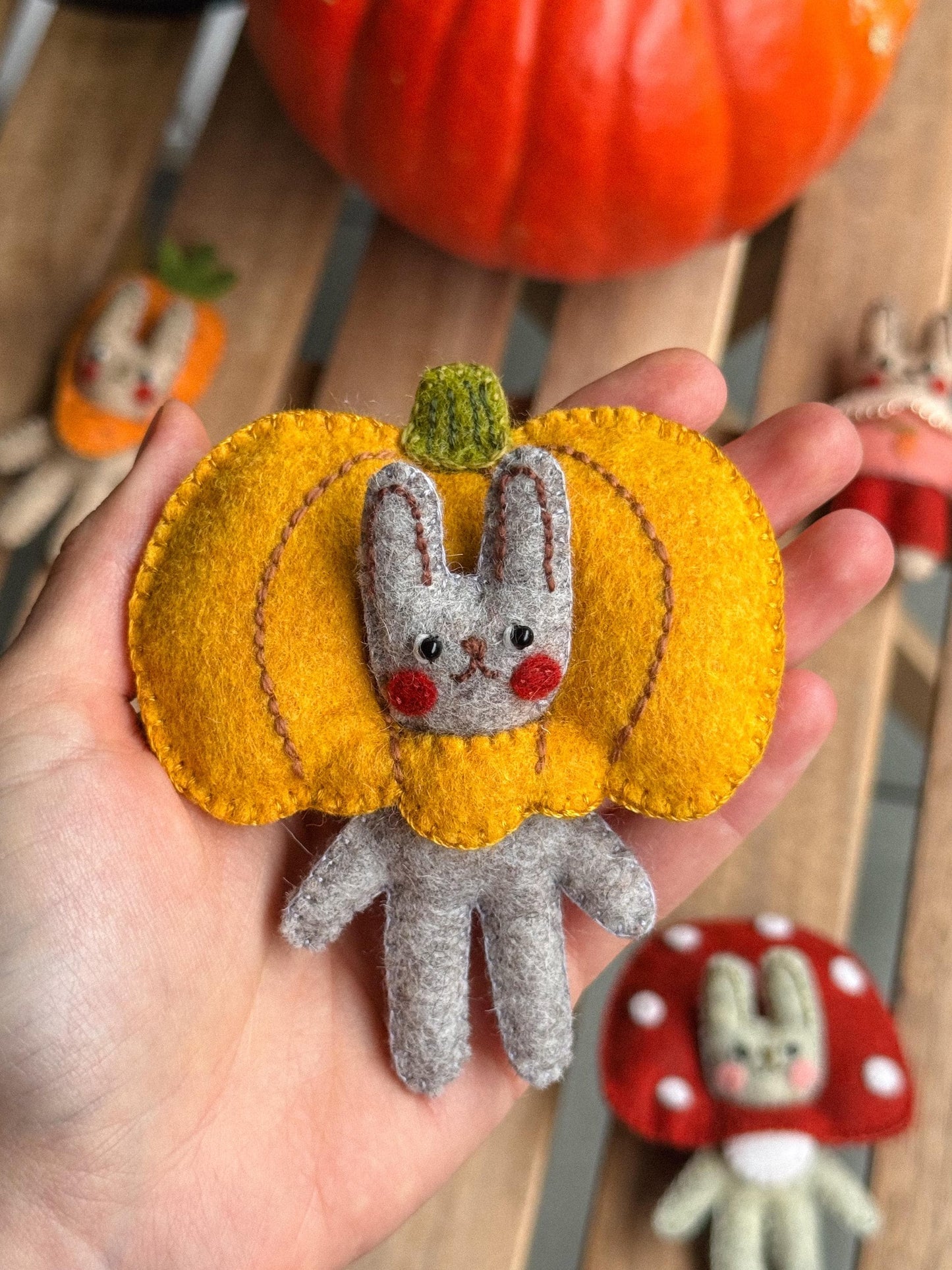 Felix the Felt Bunny Sewing Pattern