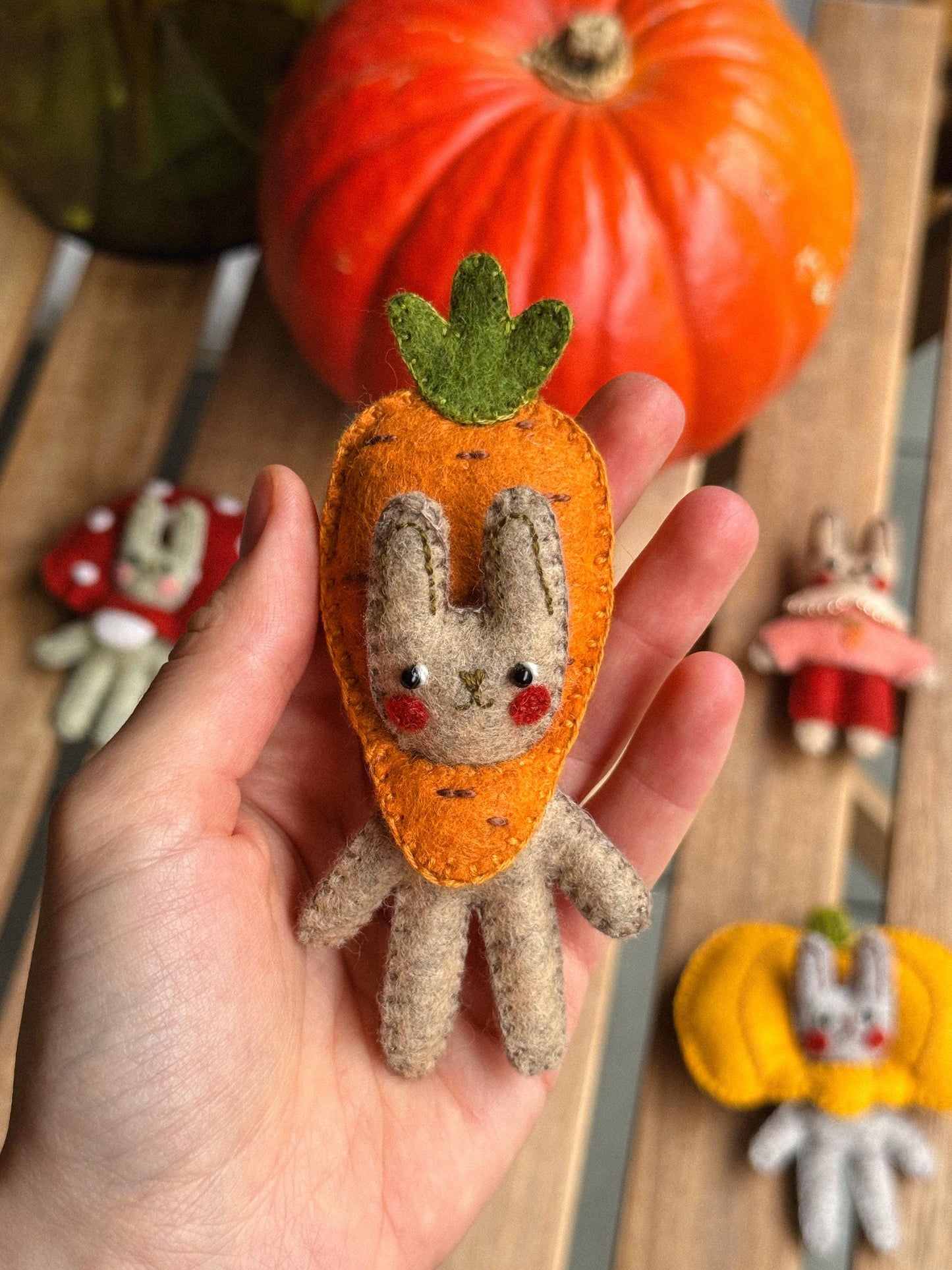 Felix the Felt Bunny Sewing Pattern