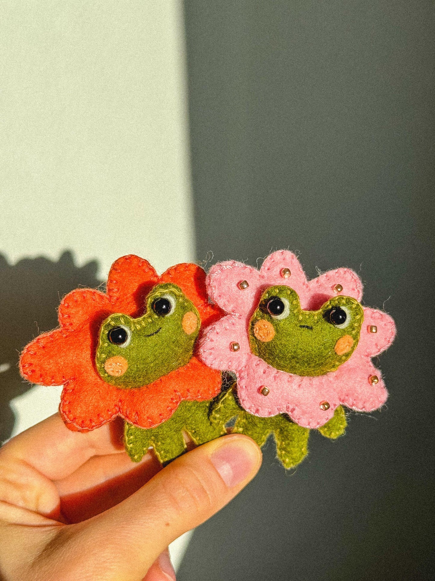 Flora the Felt Frog Sewing Pattern