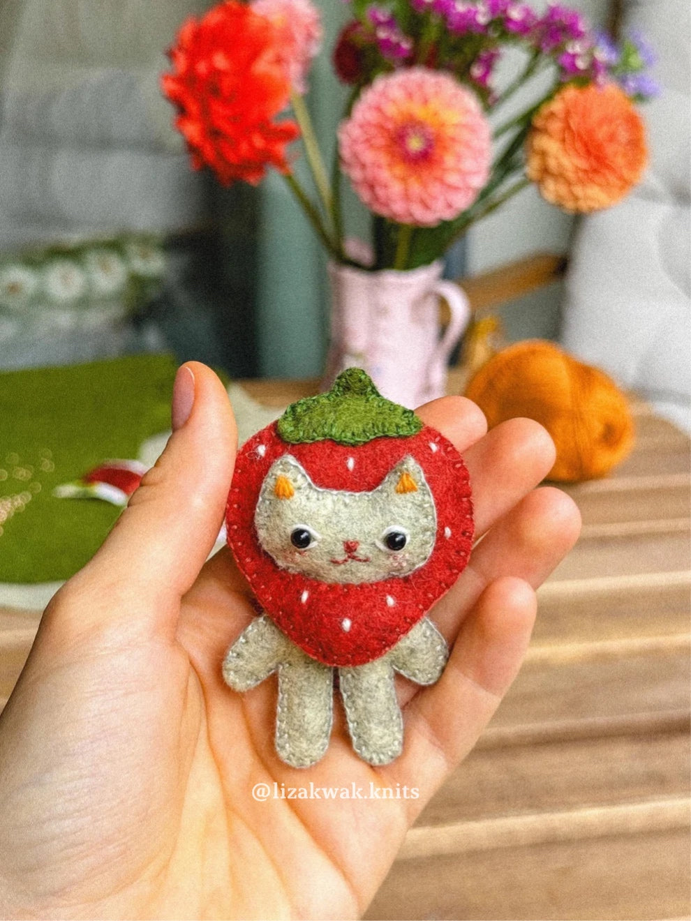 Ferdinand the Felt Cat Sewing Pattern