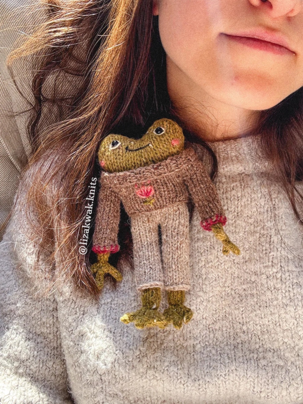 Lukash the Frog Knitting Pattern