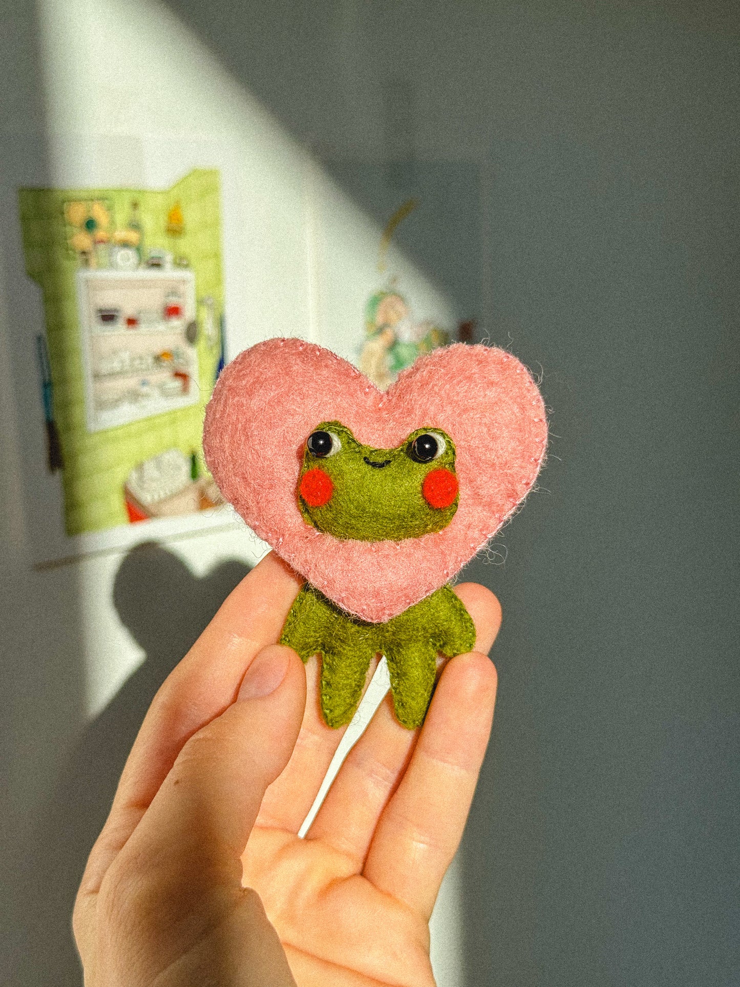 Flora the Felt Frog Sewing Pattern
