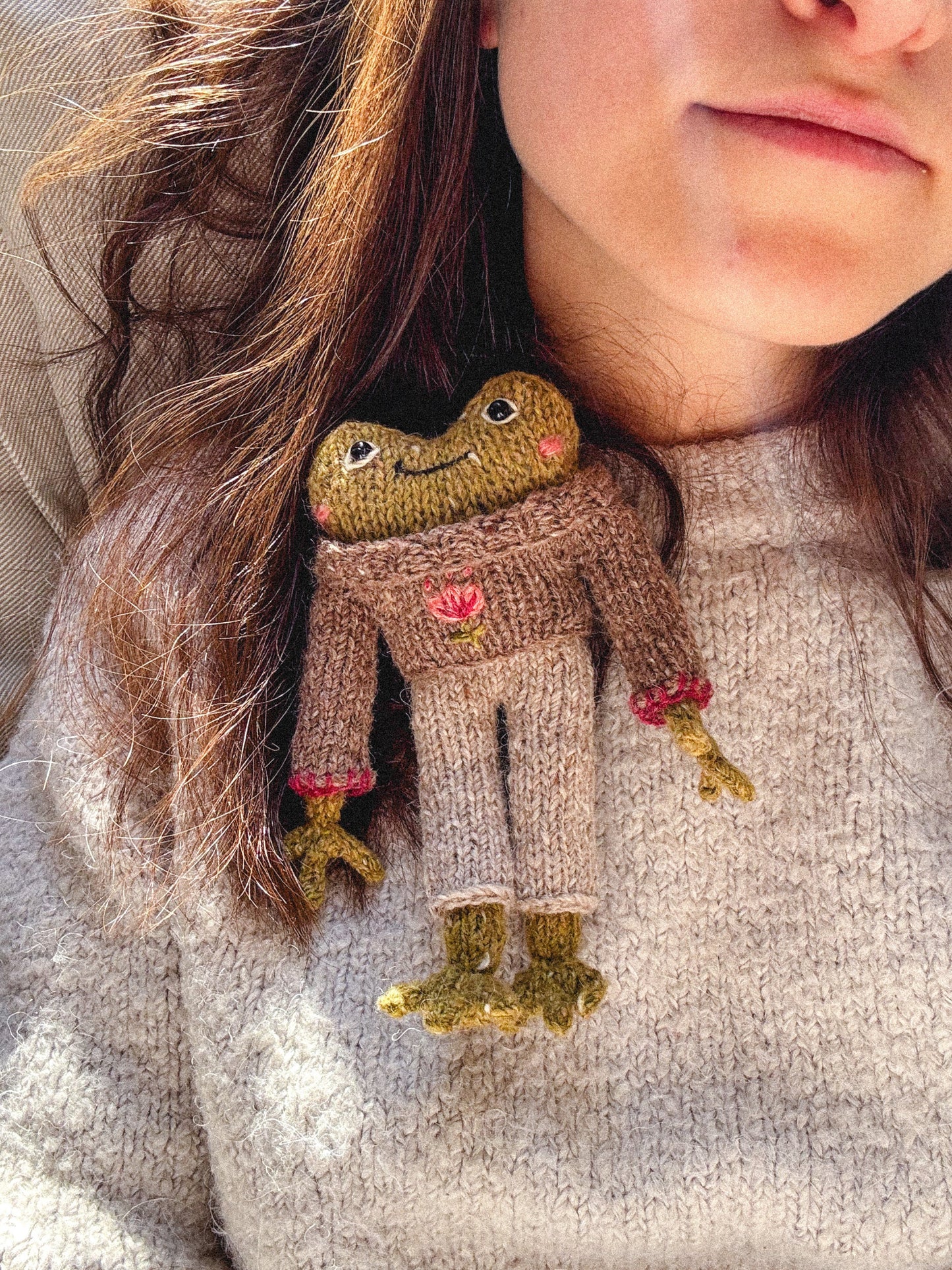 Lukash the Frog Knitting Pattern