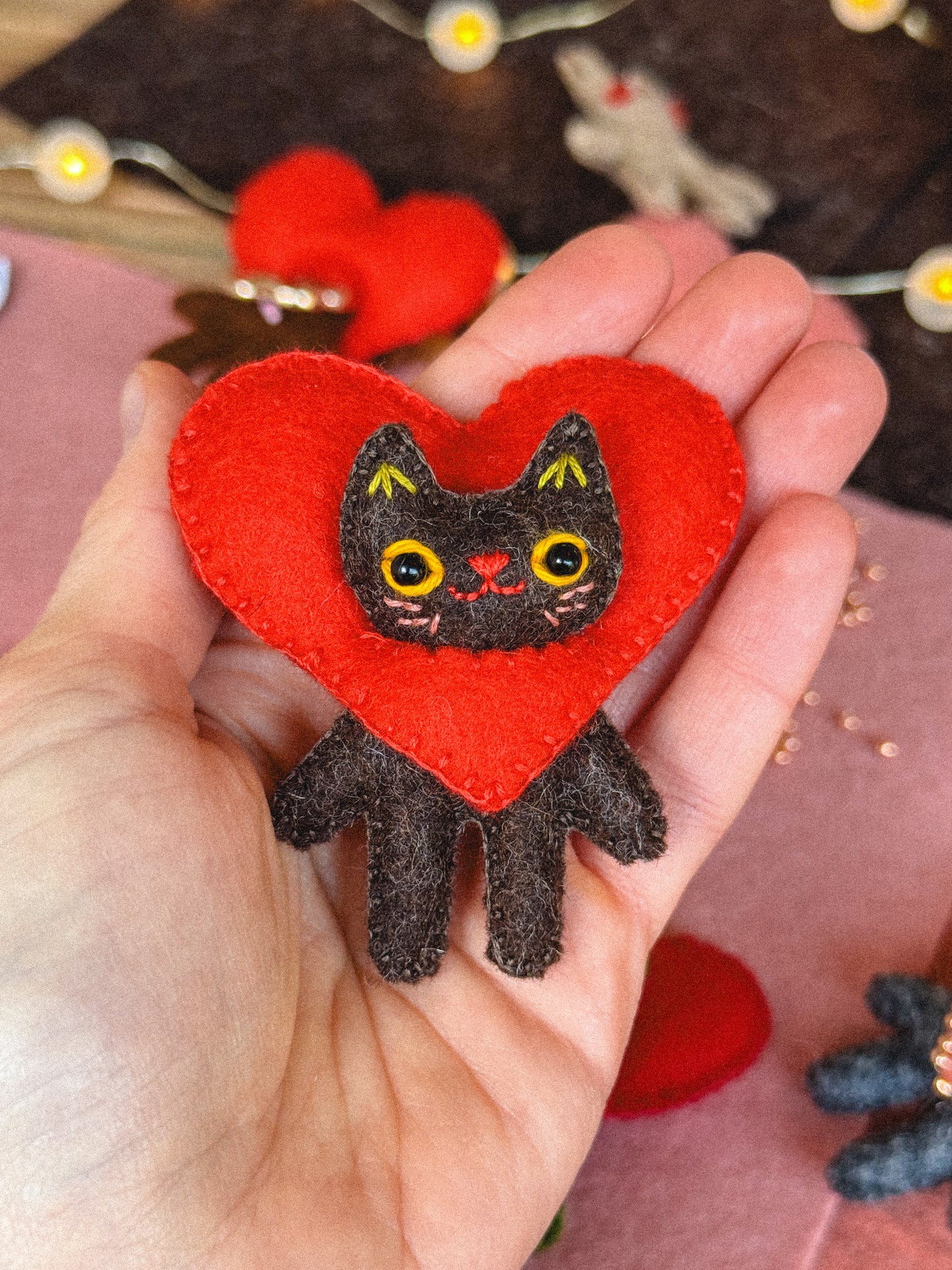 Ferdinand the Felt Cat Sewing Pattern