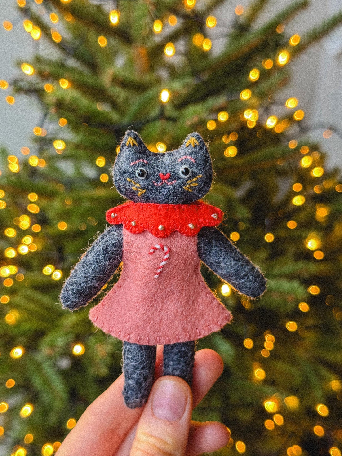 Celine the Felt Cat Sewing Pattern