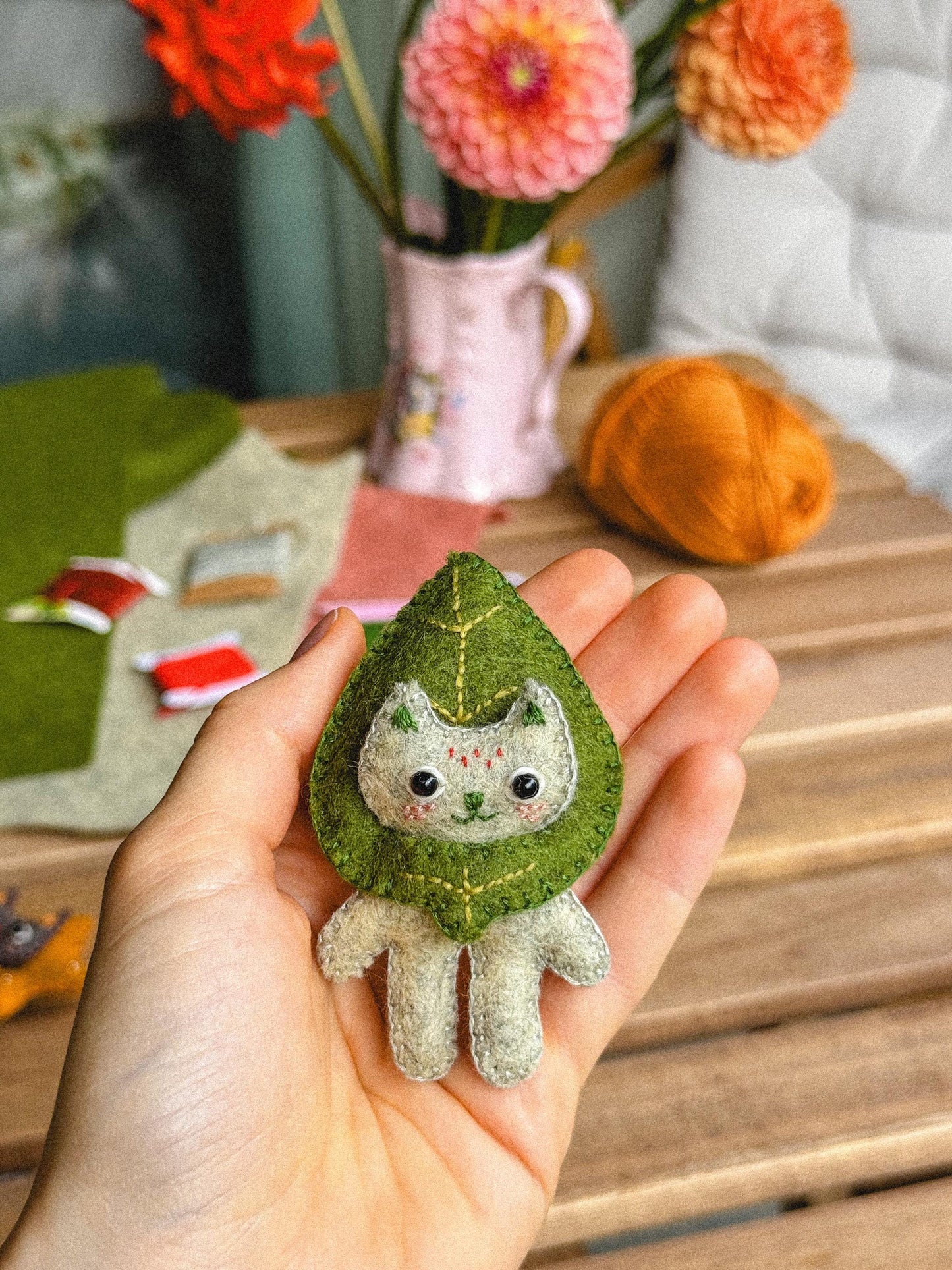 Ferdinand the Felt Cat Sewing Pattern